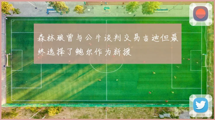 森林狼曾与公牛谈判交易吉迪但最终选择了鲍尔作为新援